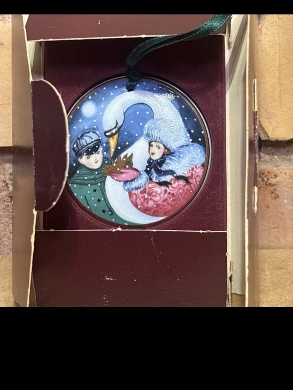 1994 Royal Copenhagen Porcelain Christmas in Denmark Decoration